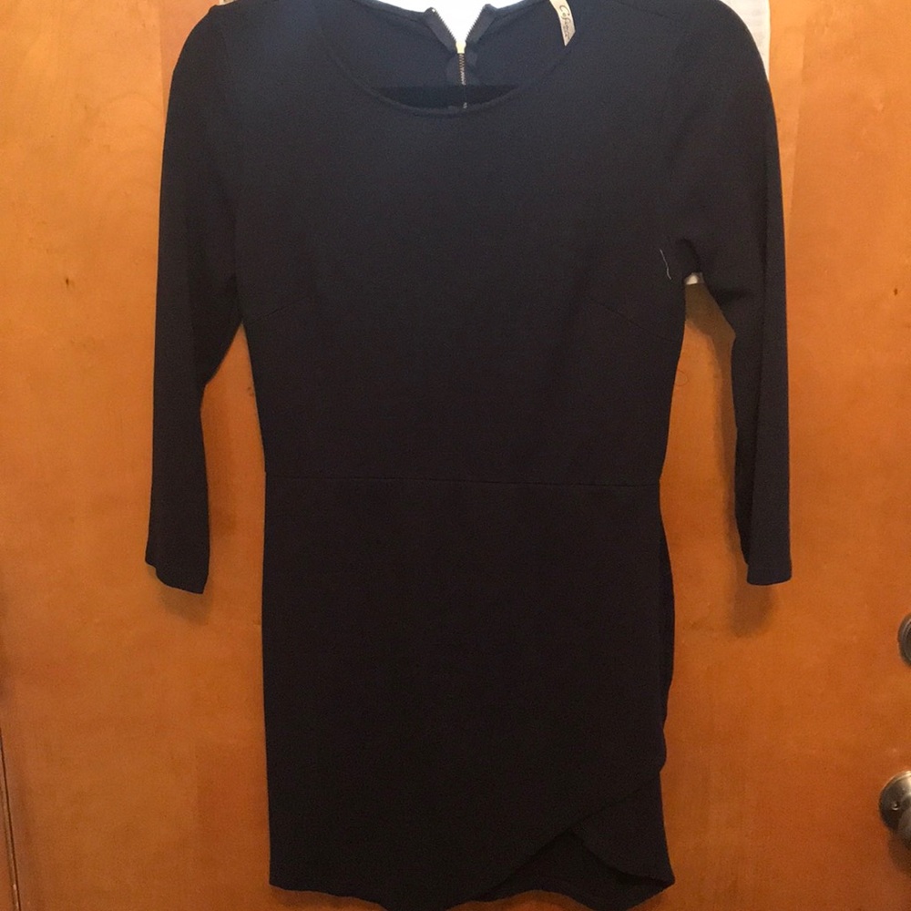 Tight black dress